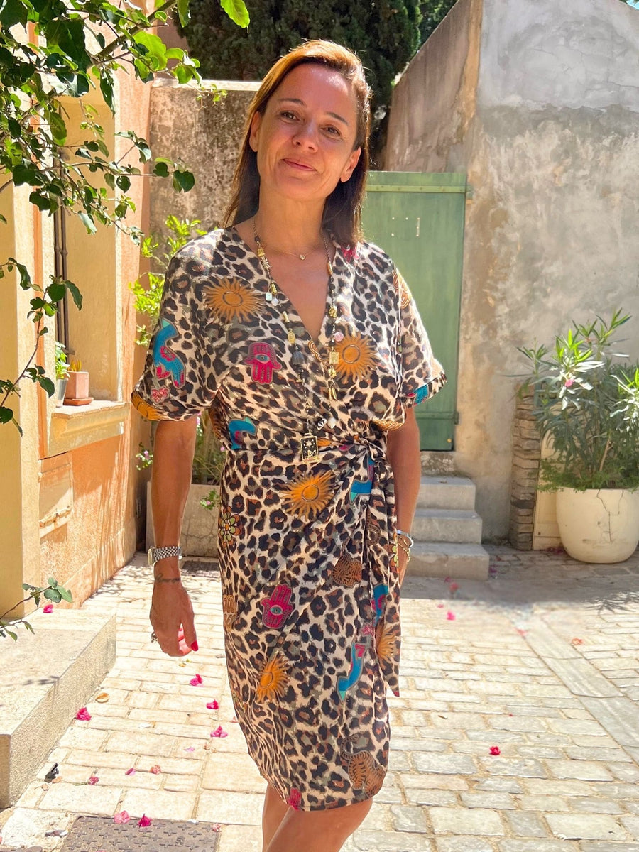 Robe Lola léopard et motifs