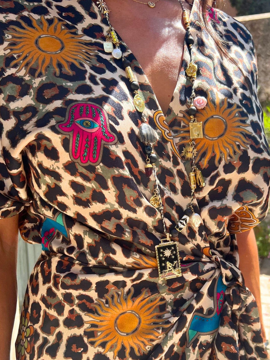 Robe Lola léopard et motifs