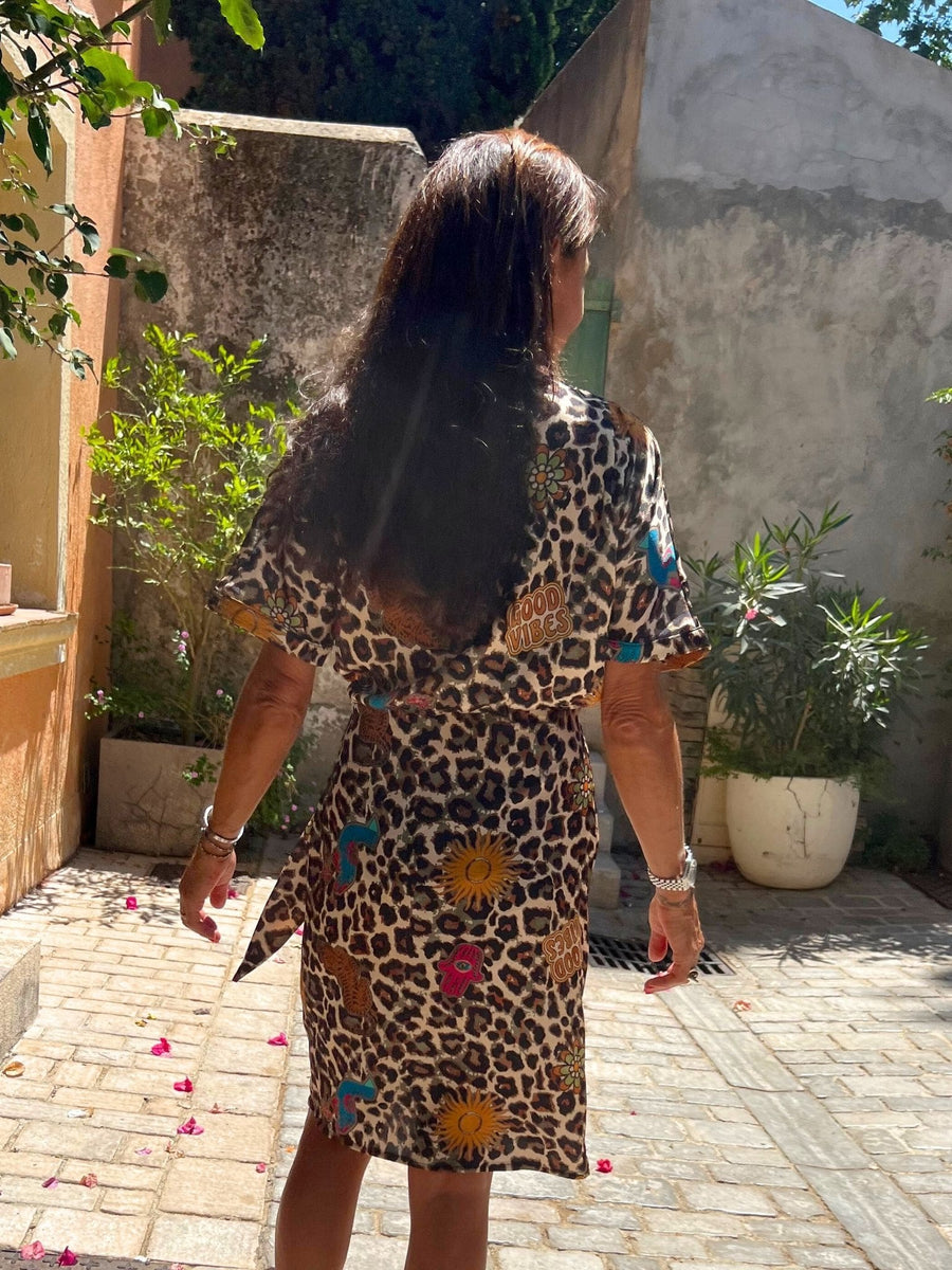 Robe Lola léopard et motifs