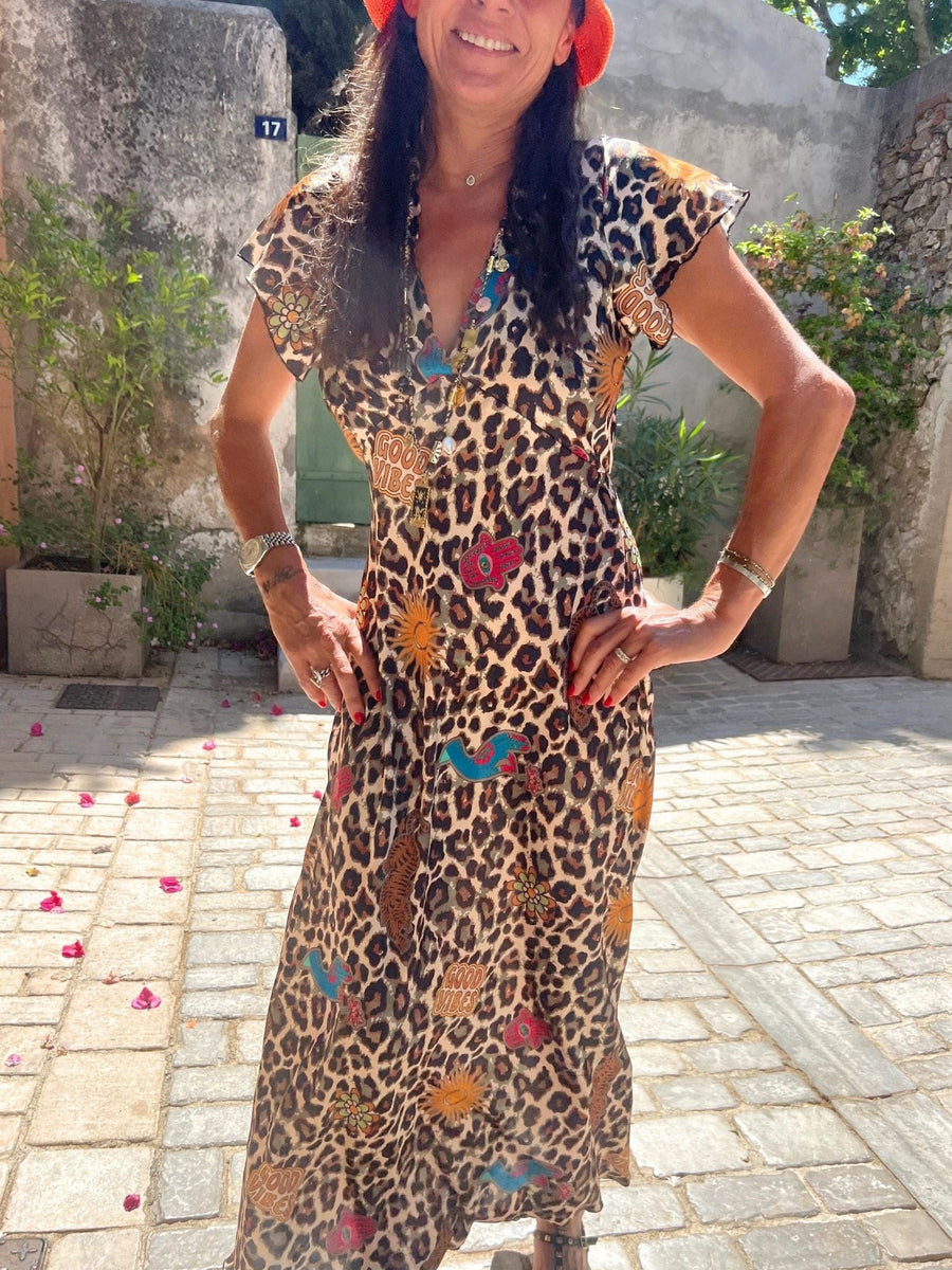 Robe Nora léopard